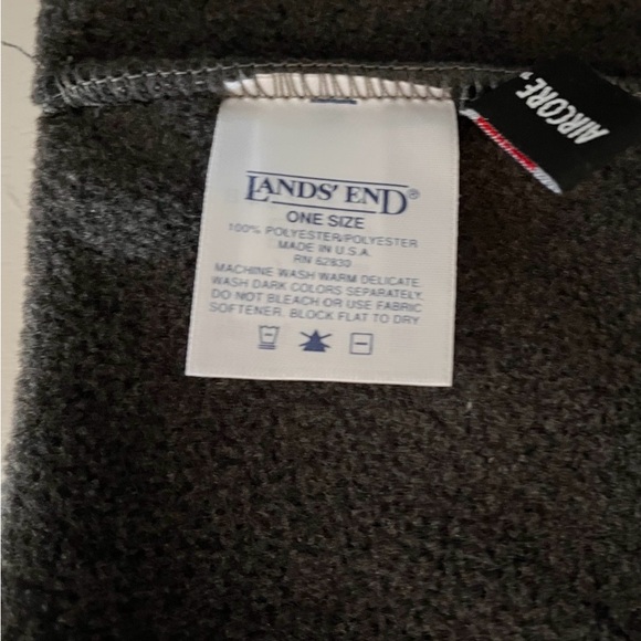 LANDS END Grey Articore Super Soft Headband Ear Warmer Adult Large USA Made - Picture 4 of 4